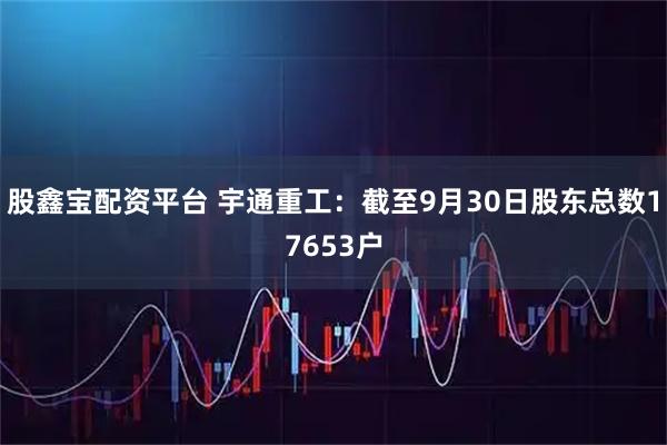 股鑫宝配资平台 宇通重工：截至9月30日股东总数17653户